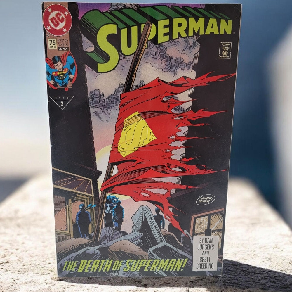 Comic Book Death of Superman #75 (Jan 1993, DC) Good Condition